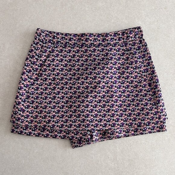 Maje Irosa Floral Jacquard Skort Shorts ASO Veronica Lodge - Picture 7 of 11